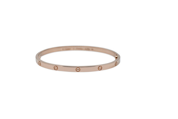 Rose Gold Cartier Mini Love Bangle