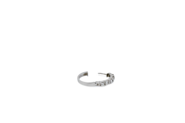 Mixed Cut Diamond Hoops - Image 3