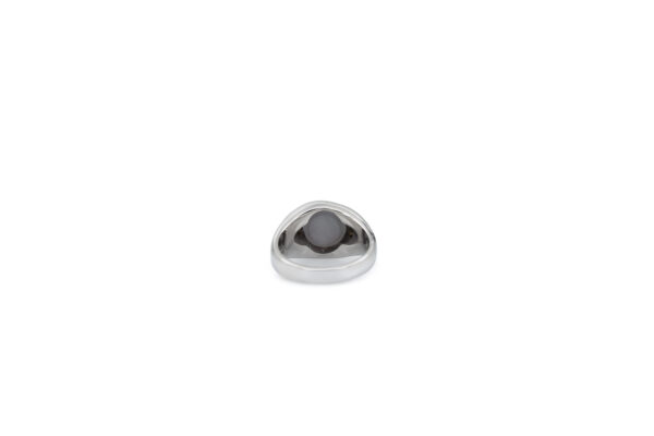 Natural Star Sapphire + Diamond Ring - Image 2