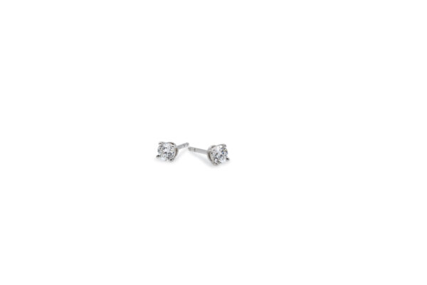 Tiffany & Co. Platinum Diamond Studs - Image 3