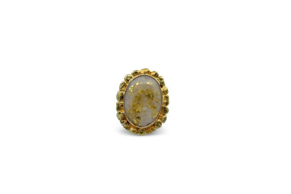 Funky Alaskan Quartz Nugget Ring