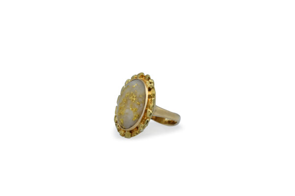 Funky Alaskan Quartz Nugget Ring - Image 3