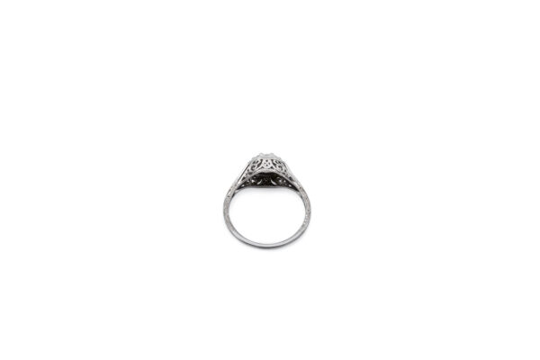 Deco-Style Diamond Engagement Ring - Image 3