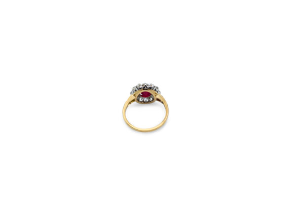 Antique Ruby + Diamond Ring - Image 4