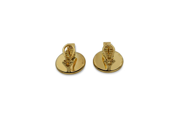 Elizabeth Gage Enamel + Diamond Earrings - Image 3