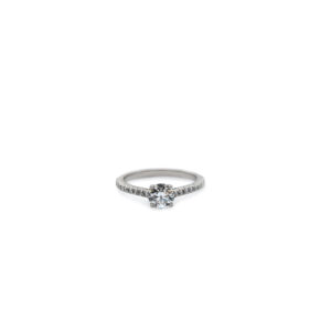 Platinum Tiffany & Co. Diamond Engagement Ring