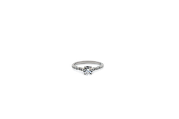 Platinum Tiffany & Co. Diamond Engagement Ring