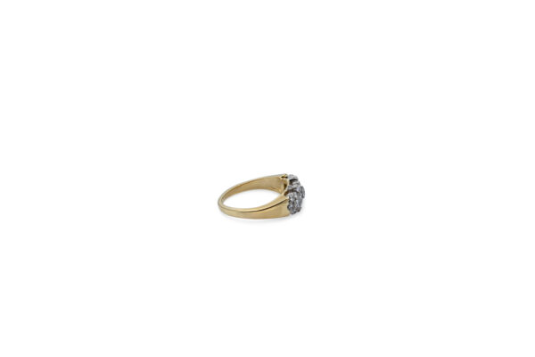 Two-Tone Vintage Diamond Ring - Image 4