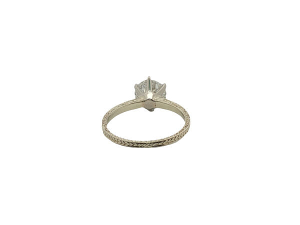 Old European Cut Diamond Solitaire Ring - Image 3