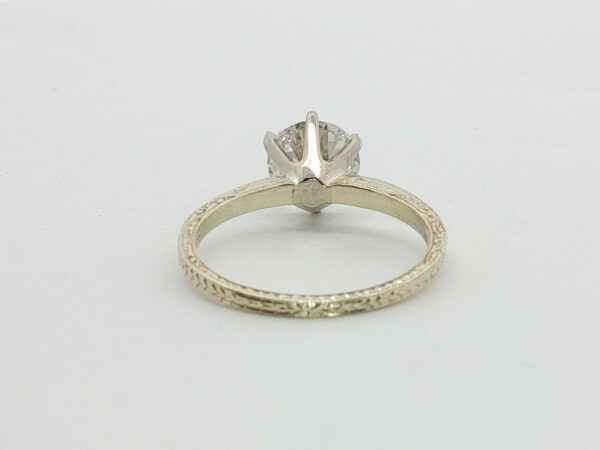 Old European Cut Diamond Solitaire Ring - Image 3