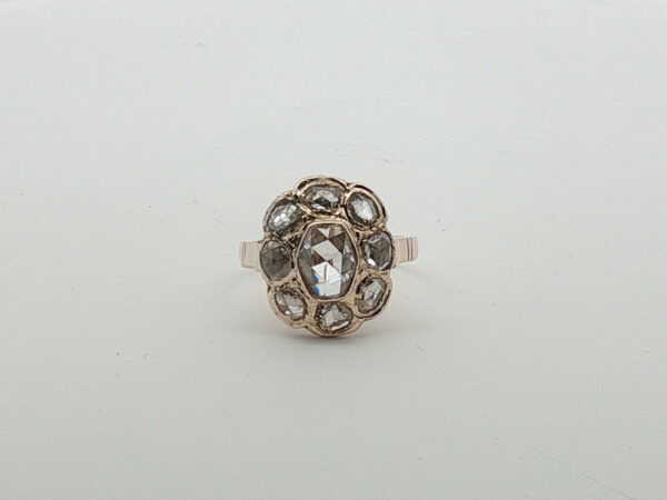 Rose Cut Victorian Revival Ring