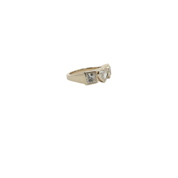 Custom Diamond Trio Ring - Image 4
