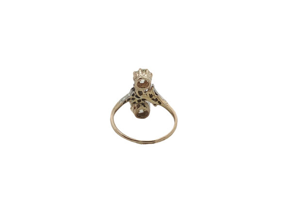 Edwardian Diamond Cocktail Ring - Image 4