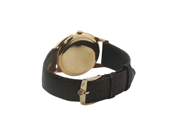 18k Gold Rolex Precision Wristwatch - Image 4