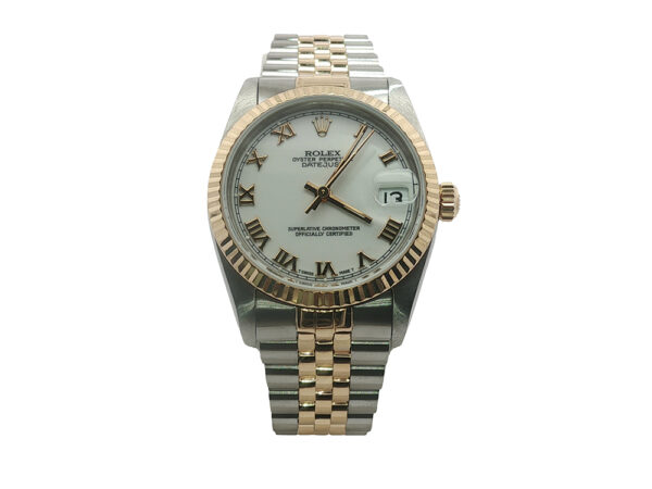 Stainless Steel + 18k Gold Rolex Datejust