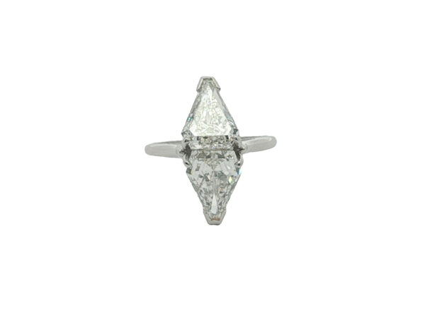 Mid-Century Kite-Shaped Diamond Ring