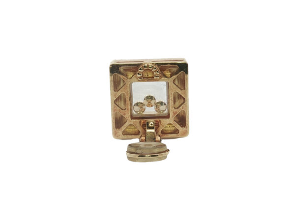 Chopard 18k Yellow Gold Diamond Happy Earrings - Image 4