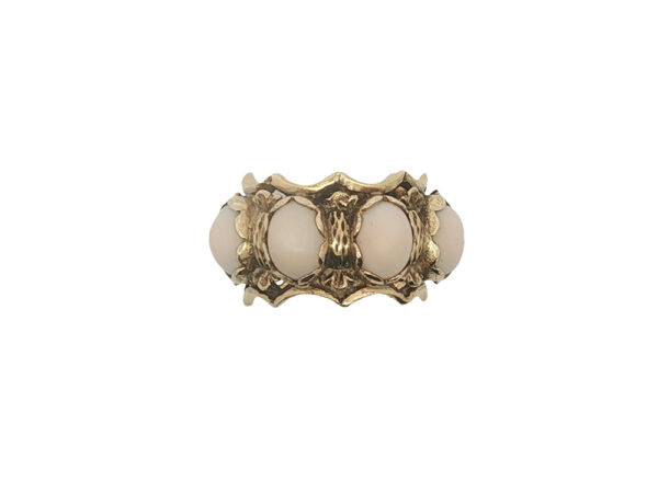 Funky 60s Coral Ring
