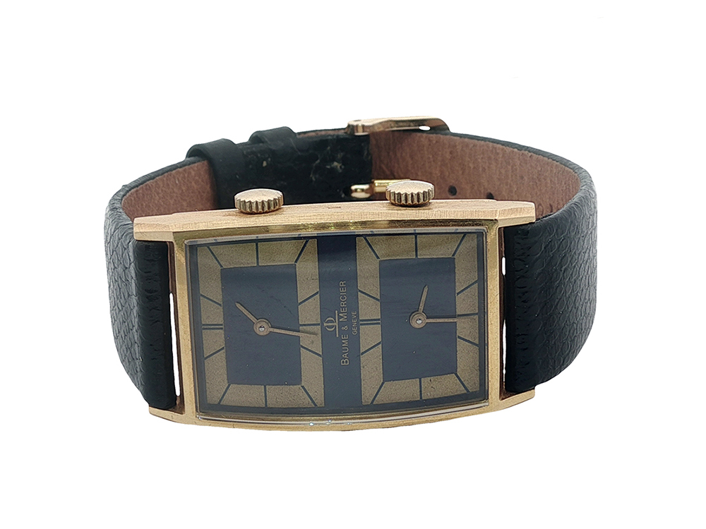 18k Gold 1970’s Baum + Mercier Watch