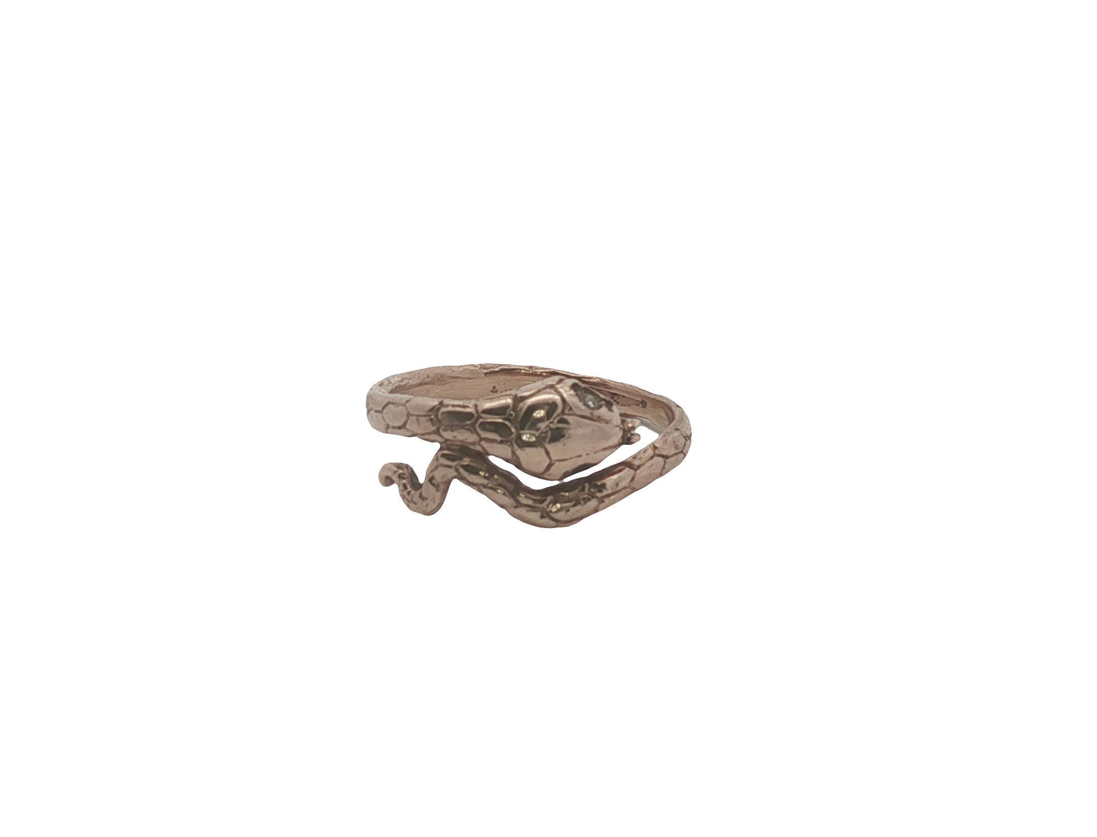 Vintage Diamond Snake Ring