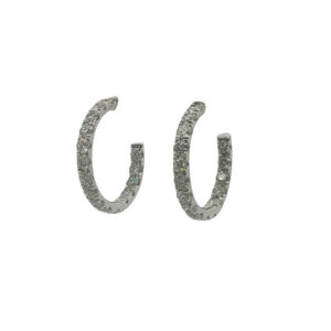 Sofer Diamond Hoop Earrings