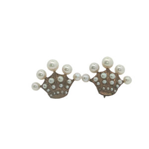 Victorian Pearl Crown Studs