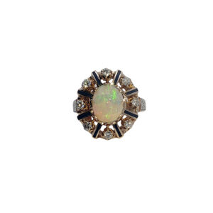 Delightful Opal Cocktail Ring