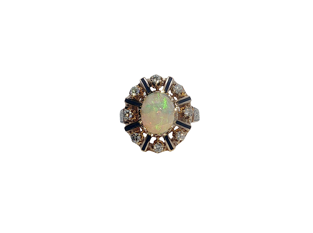 Delightful Opal Cocktail Ring
