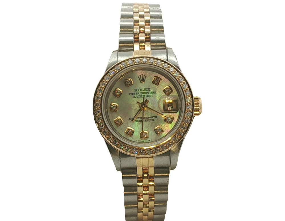 Rolex Two-Tone Diamond Wristwatch