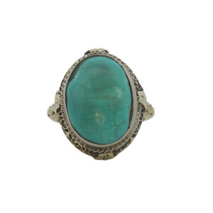 Vintage Turquoise Cocktail Ring