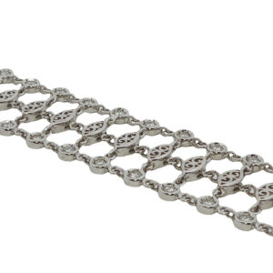 Triple Row Diamond Bracelet