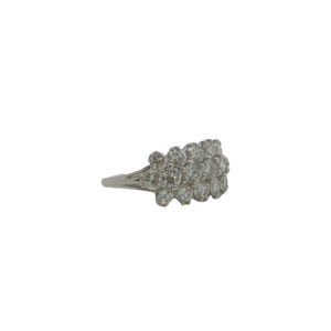 40s-Era Diamond Cluster Ring