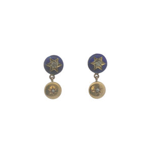 Antique Diamond + Pearl Earrings