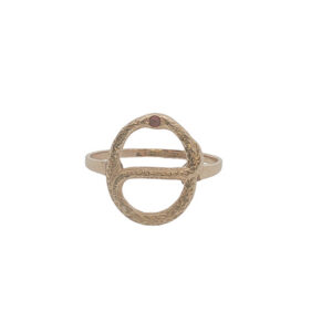 Antique Open Snake Ring